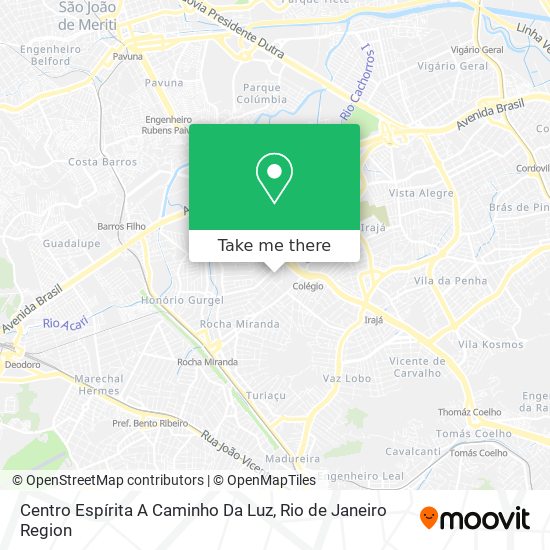 Centro Espírita A Caminho Da Luz map