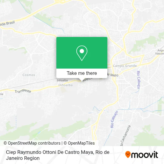 Ciep Raymundo Ottoni De Castro Maya map