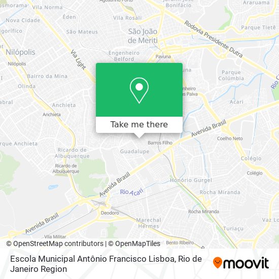 Escola Municipal Antônio Francisco Lisboa map