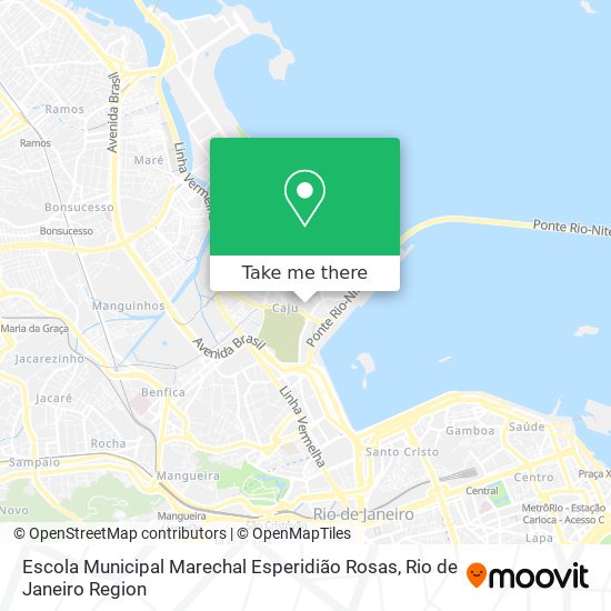 Mapa Escola Municipal Marechal Esperidião Rosas