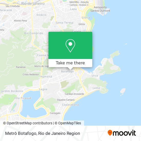 Metrô Botafogo map