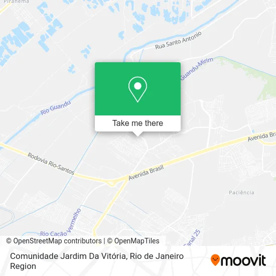 Comunidade Jardim Da Vitória map