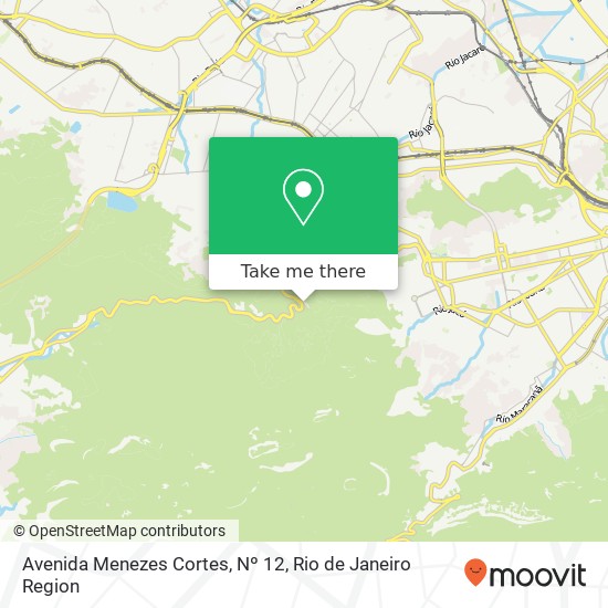 Mapa Avenida Menezes Cortes, Nº 12