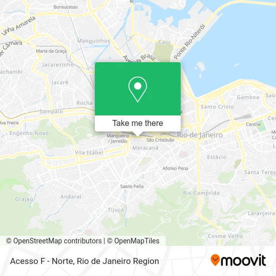 Acesso F - Norte map