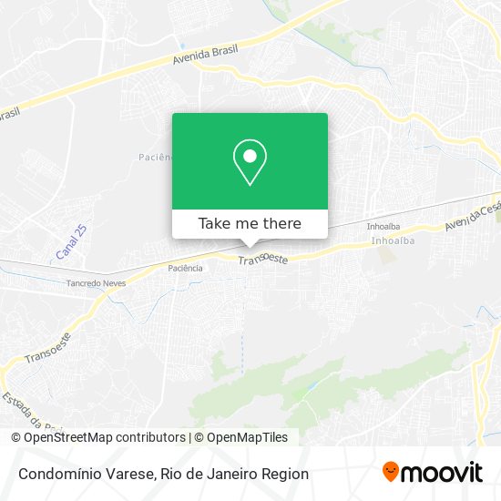 Mapa Condomínio Varese