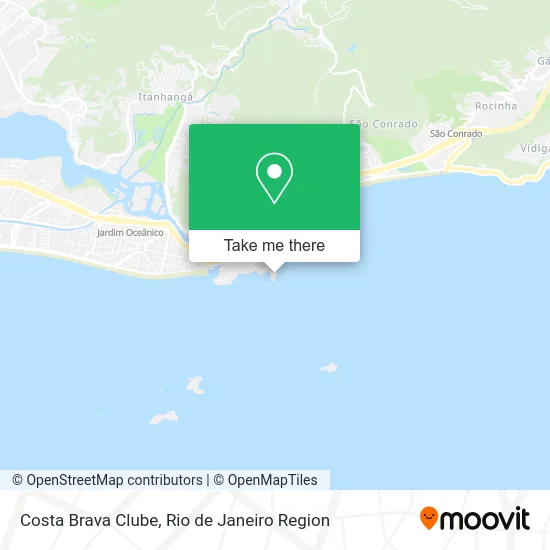 Costa Brava Clube map