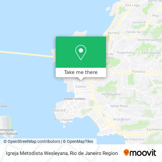 Mapa Igreja Metodista Wesleyana