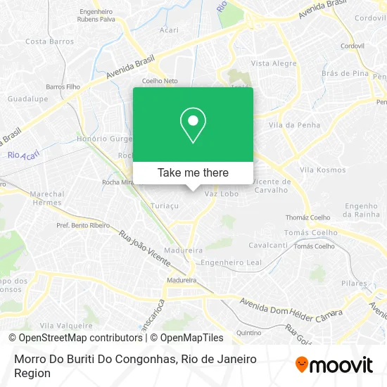 Morro Do Buriti Do Congonhas map