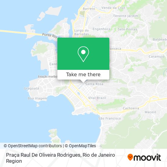 Mapa Praça Raul De Oliveira Rodrigues