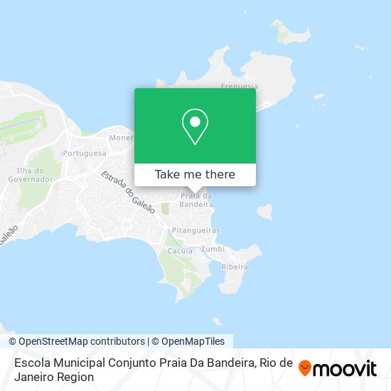 Mapa Escola Municipal Conjunto Praia Da Bandeira