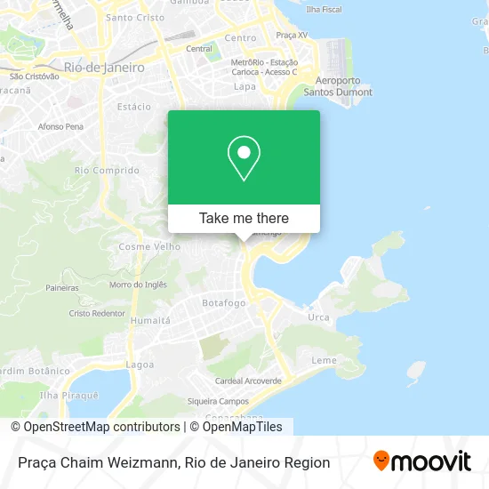 Praça Chaim Weizmann map