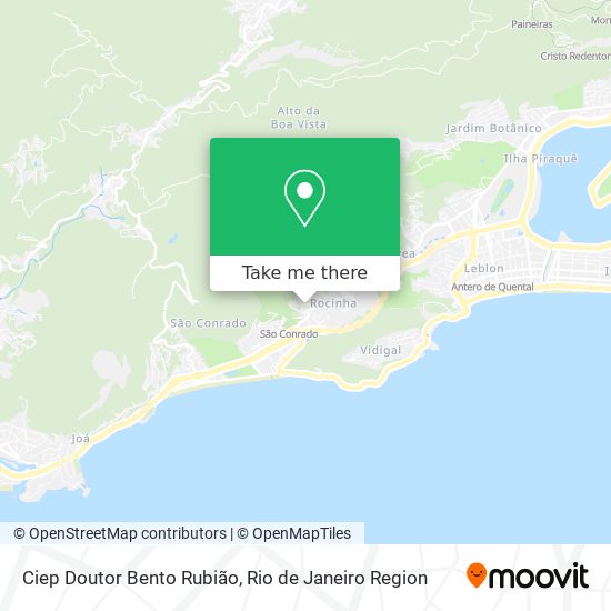 Ciep Doutor Bento Rubião map