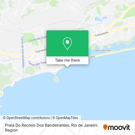 Como Llegar A Praia Do Recreio Dos Bandeirantes En Rio De Janeiro Region En Autobus