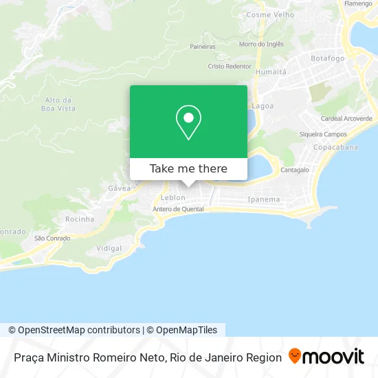 Praça Ministro Romeiro Neto map