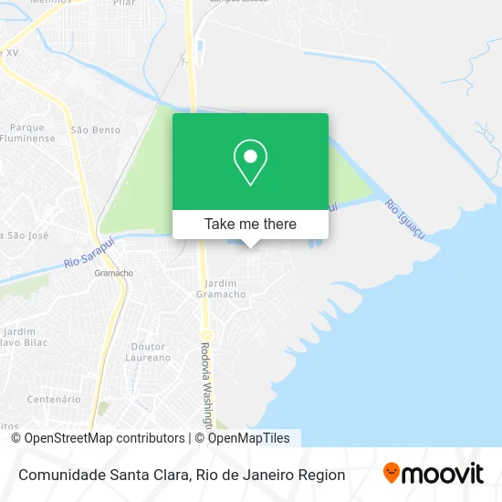 Comunidade Santa Clara map