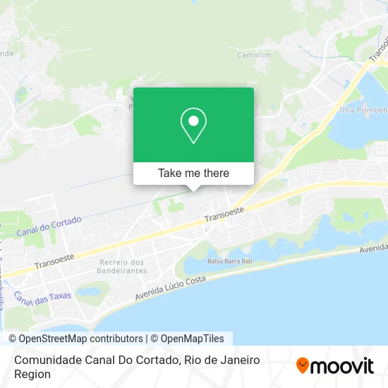 Comunidade Canal Do Cortado map