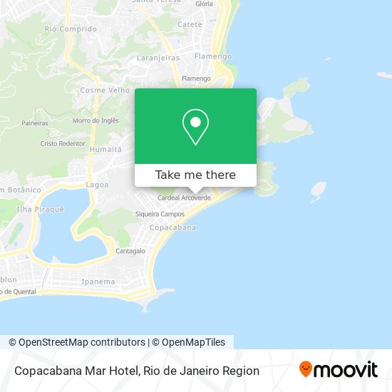 Copacabana Mar Hotel map