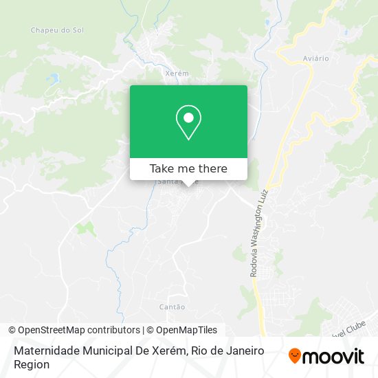 Maternidade Municipal De Xerém map
