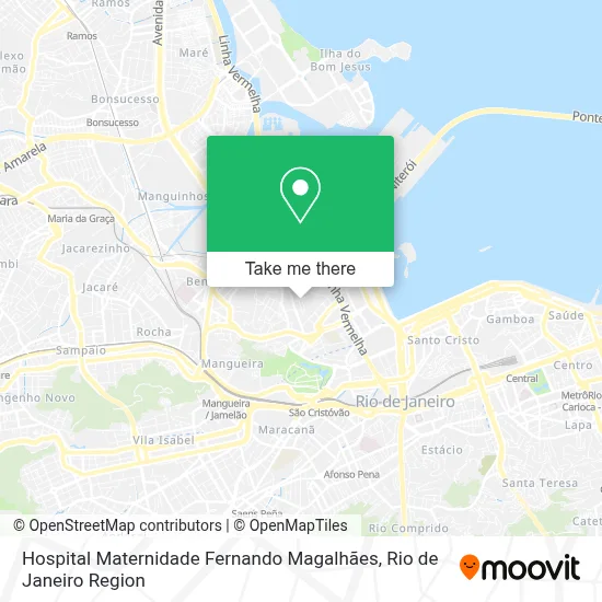 Hospital Maternidade Fernando Magalhães map