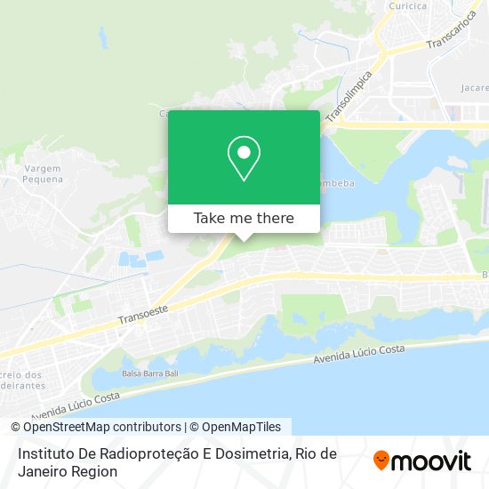 Instituto De Radioproteção E Dosimetria map