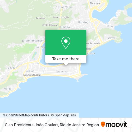 Ciep Presidente João Goulart map