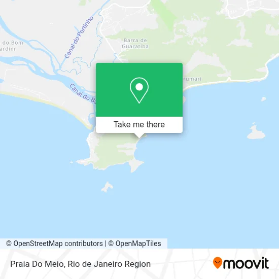 Praia Do Meio map
