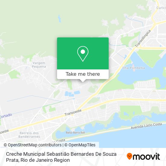 Creche Municipal Sebastião Bernardes De Souza Prata map