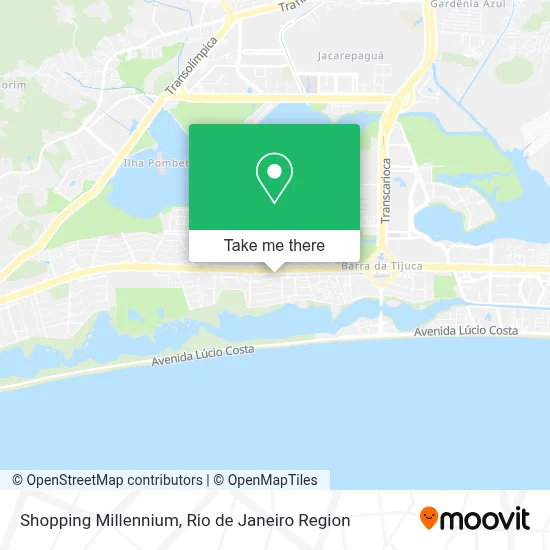 Shopping Millennium map