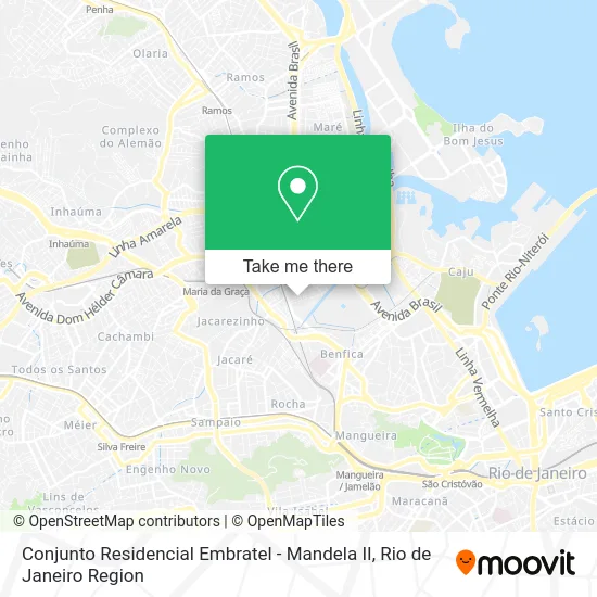 Conjunto Residencial Embratel - Mandela II map