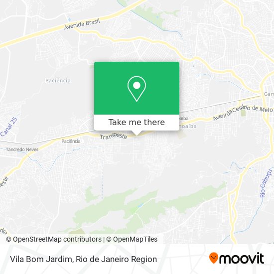 Vila Bom Jardim map