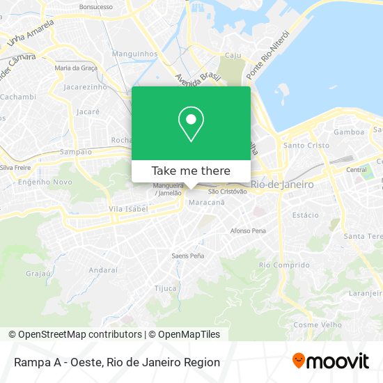 Mapa Rampa A - Oeste