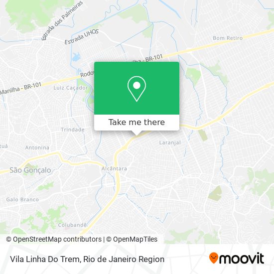 Vila Linha Do Trem map