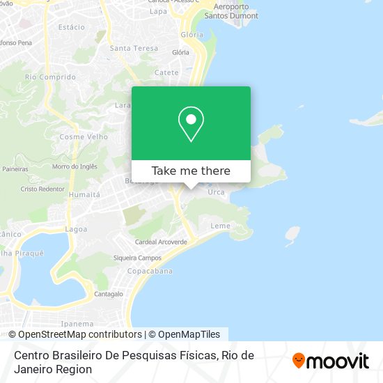 Centro Brasileiro De Pesquisas Físicas map