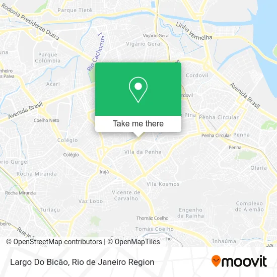 Largo Do Bicão map