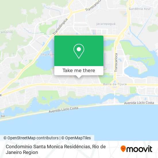 Condomínio Santa Monica Residências map