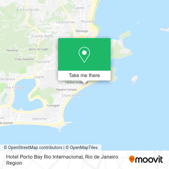 Hotel Porto Bay Rio Internacional map