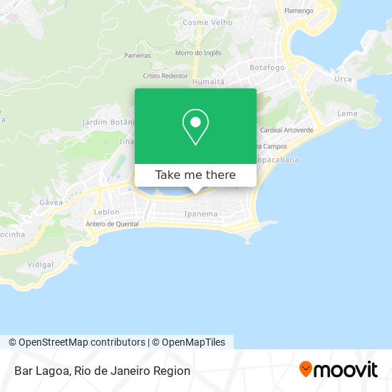 Mapa Bar Lagoa