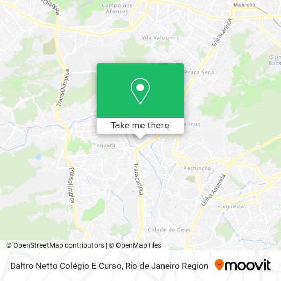 Daltro Netto Colégio E Curso map