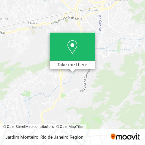 Mapa Jardim Monteiro