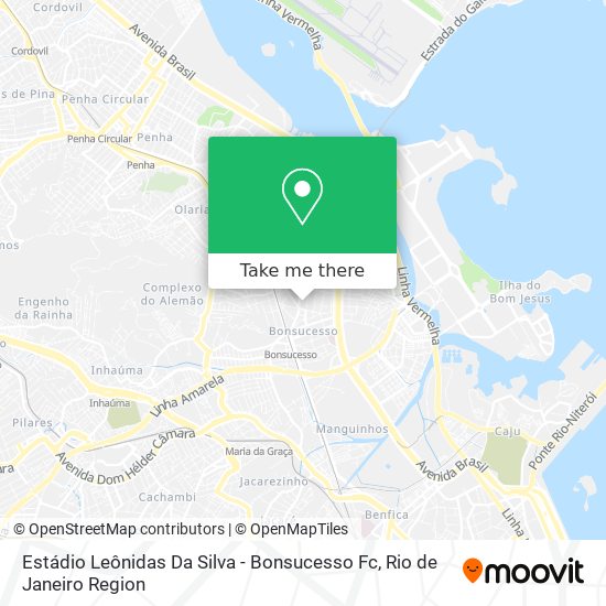 Estádio Leônidas Da Silva - Bonsucesso Fc map