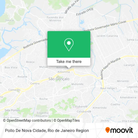 Pollo De Nova Cidade map