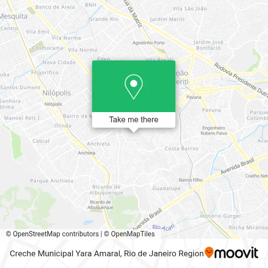 Creche Municipal Yara Amaral map