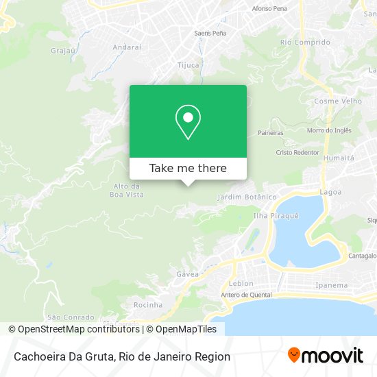 Cachoeira Da Gruta map