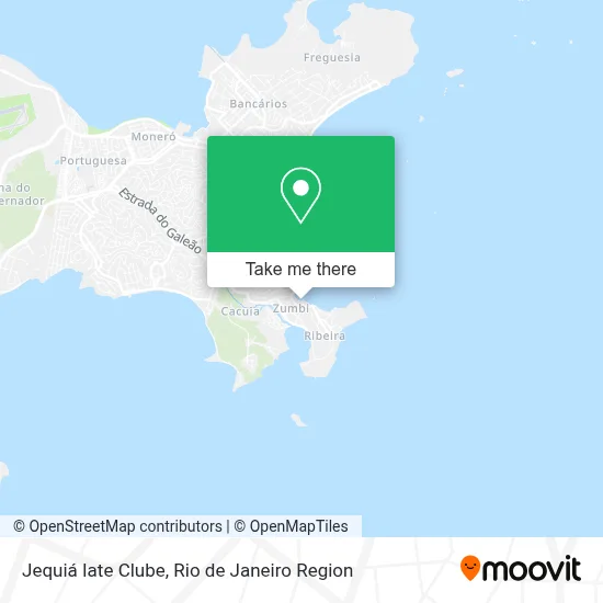 Jequiá Iate Clube map
