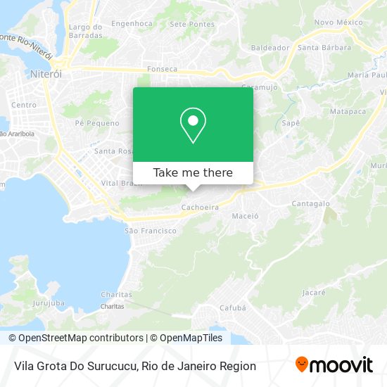 Vila Grota Do Surucucu map