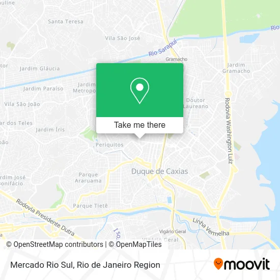 Mercado Rio Sul map