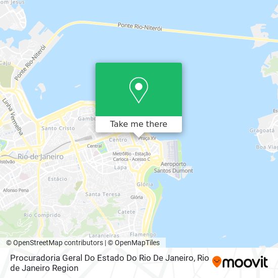Mapa Procuradoria Geral Do Estado Do Rio De Janeiro