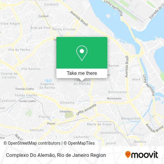 Complexo Do Alemão map