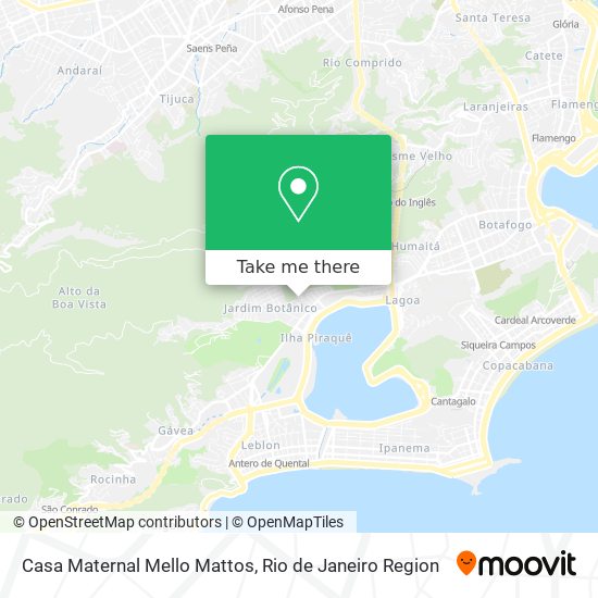Casa Maternal Mello Mattos map