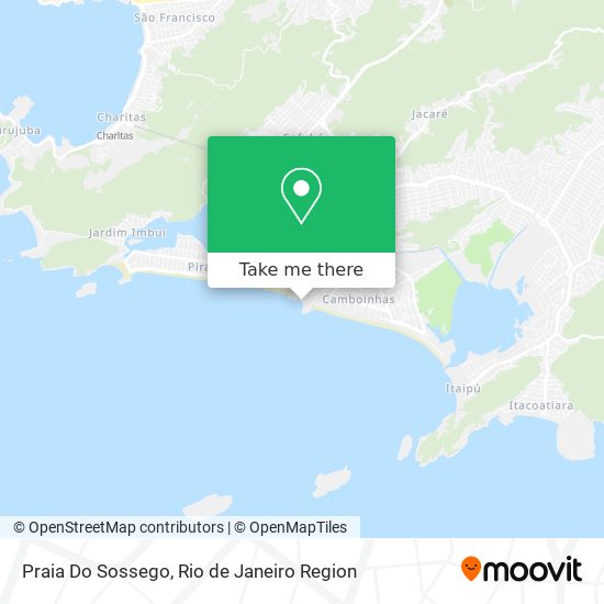 Praia Do Sossego map